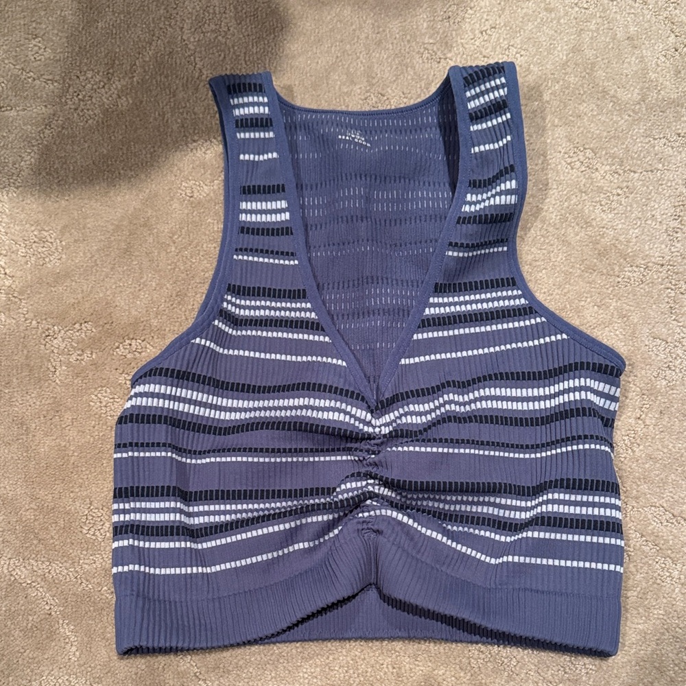 Aerie Blue Ribbed Tank Top
